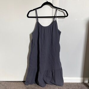 Universal Thread Charcoal/Blue Sleeveless Top